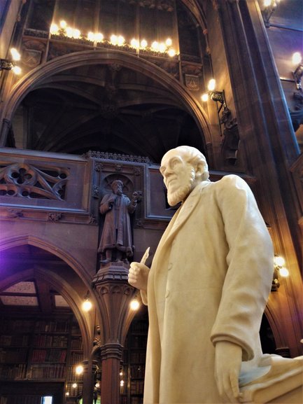 Inside the John Rylands Library