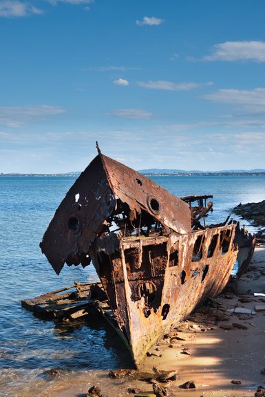 What is left of the HMQS Gayundah