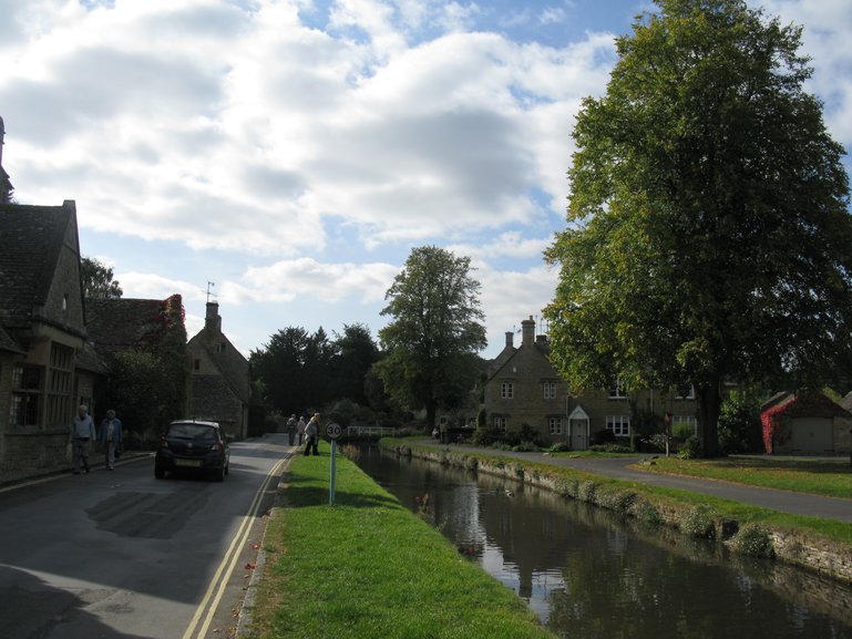 Lower Slaughter's meandering waterway