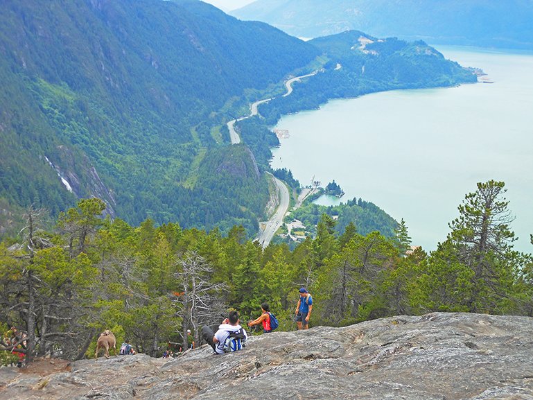 First peak, The Chief