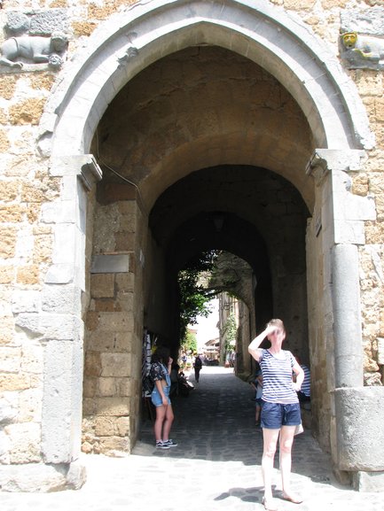 Santa Maria doorway to entrance