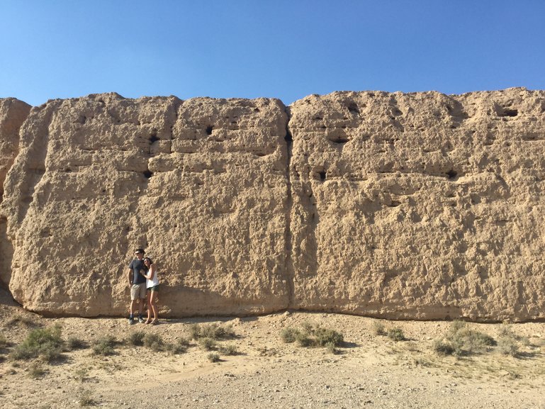 One of the tallest parts of the Ningxia wall