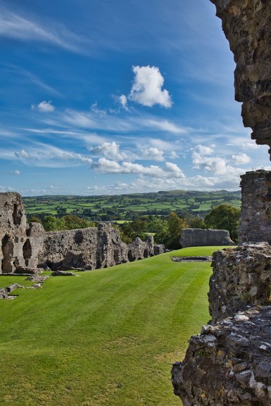 The views stretch on forever from the top of the castle