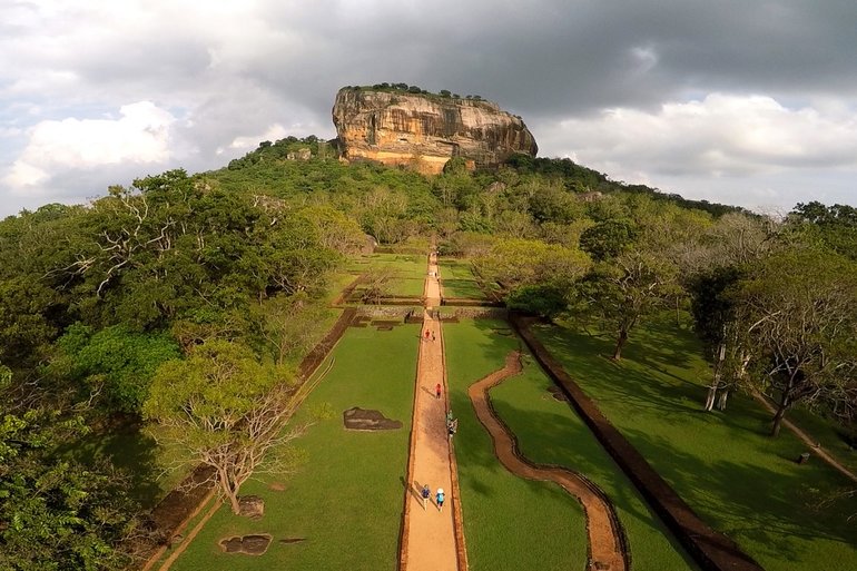 Sigiriya, an ancient rock fortress, northern Matale District