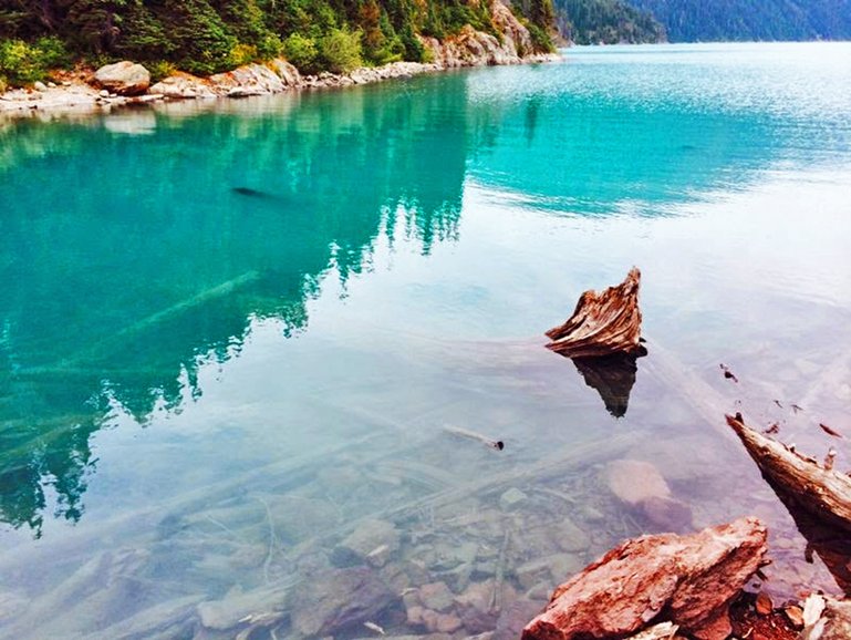 Pristine water at Garibaldi Lake