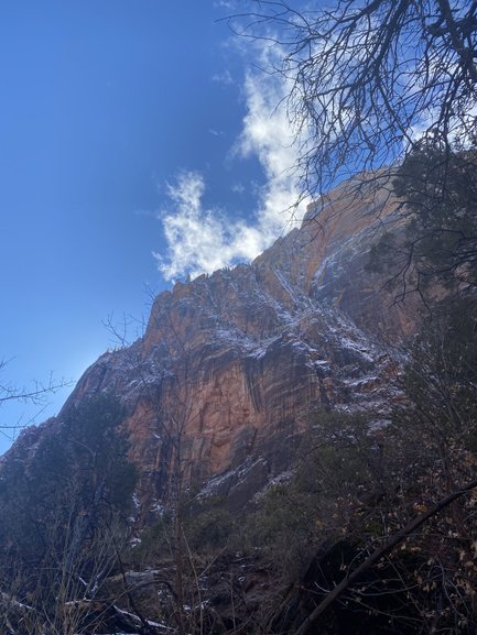 View from Zion Canyon Scenic Drive