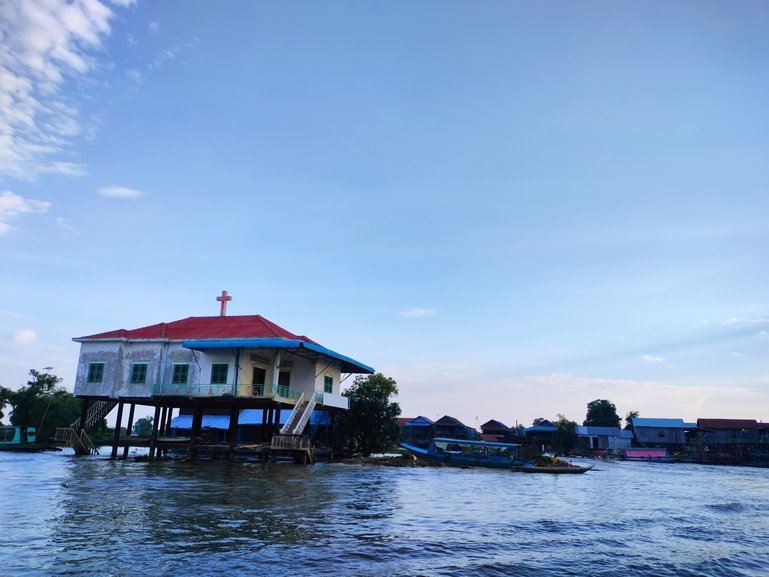 Church in Kampong Phluk Village