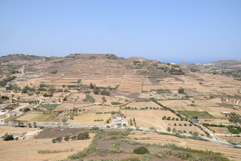 The View Across Gozo from The Citadella