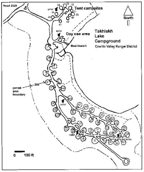 Takhlakh Lake Campground