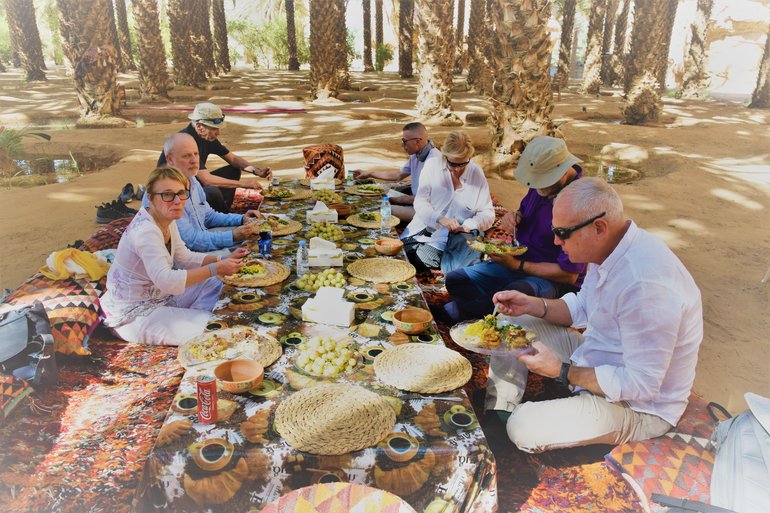 Lunch at the Palmerie, AlUla