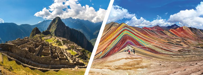 Tour Machu Picchu and Raibow Mountain