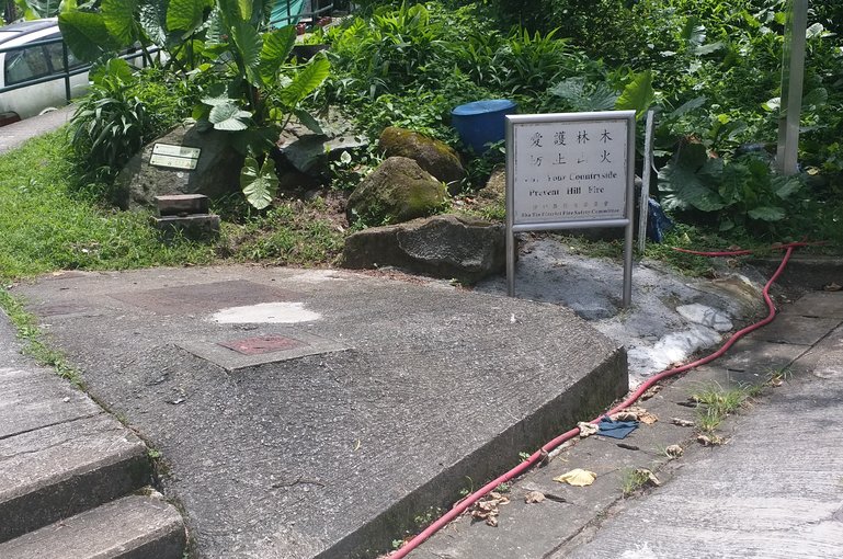 The staircase next to the minibus terminus