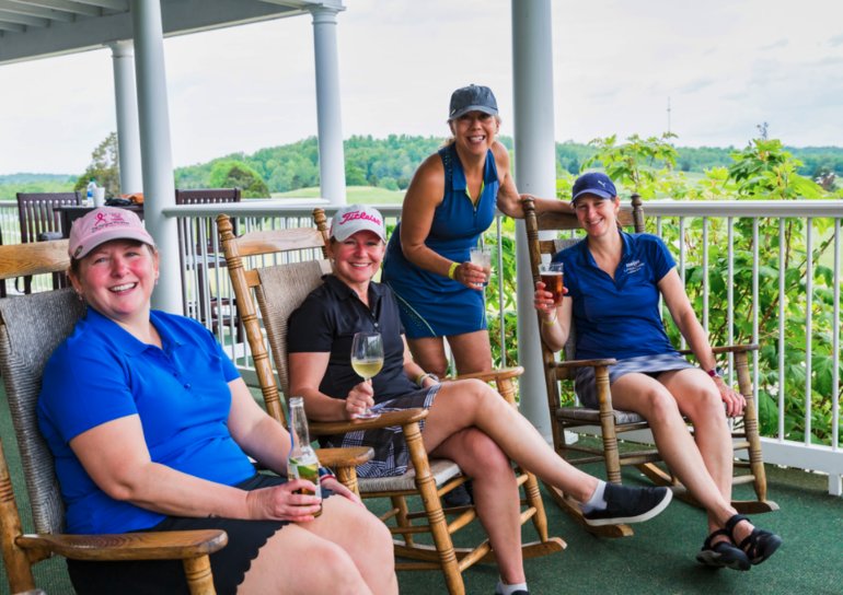 Ladies golf group, Ian McSpadden Photography