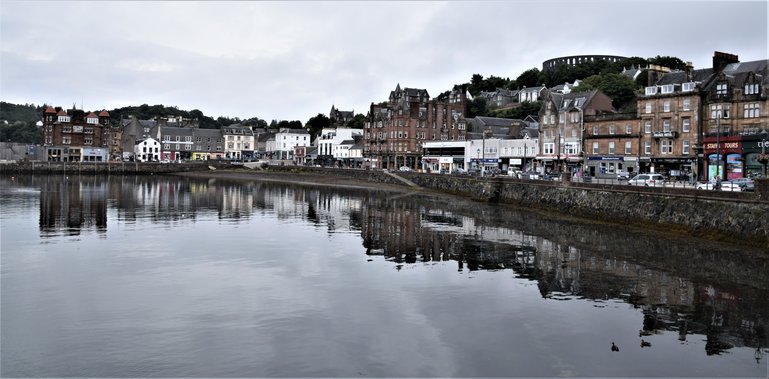 Oban with McCaig's Tower uptop