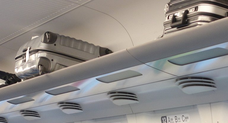 Overhead Racks on Shinkansen