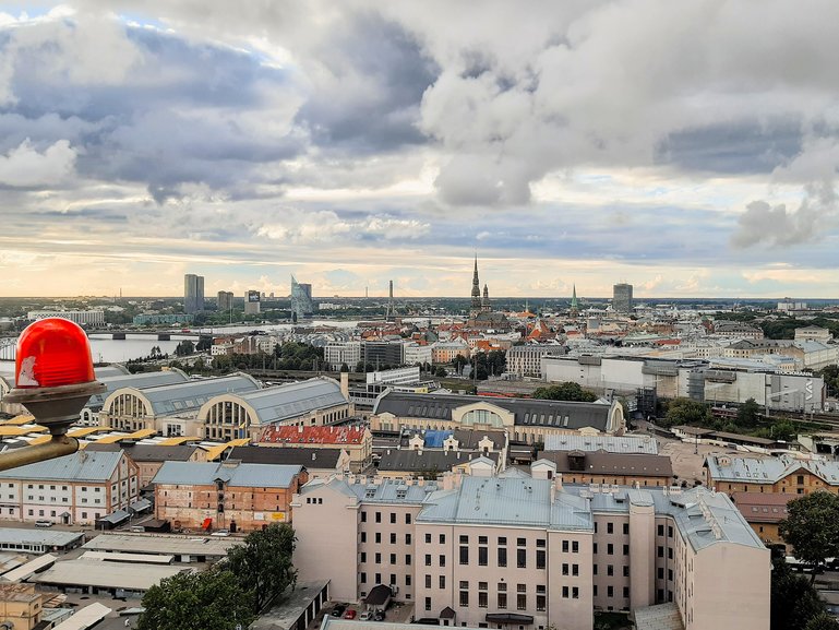 View of Riga from the Latvian Academy of Sciences observation deck