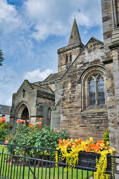 On Main Street is the colourful Holy Trinity Church