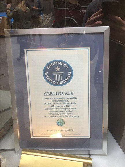 Reciving the Guinness World Record