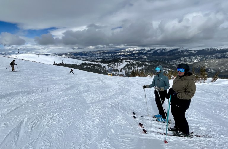 Panoramic Lift, views of the front range in Winter Park, CO