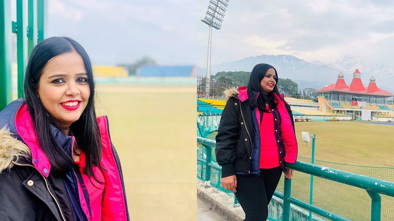 Photos taken at HPCA Stadium,Dharamshala....