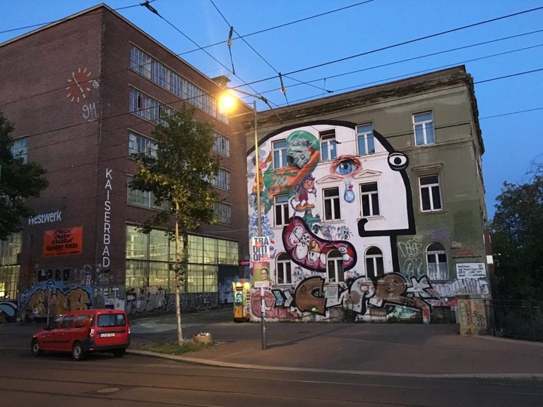 Street art (photo credit LeipzigFreeTours)