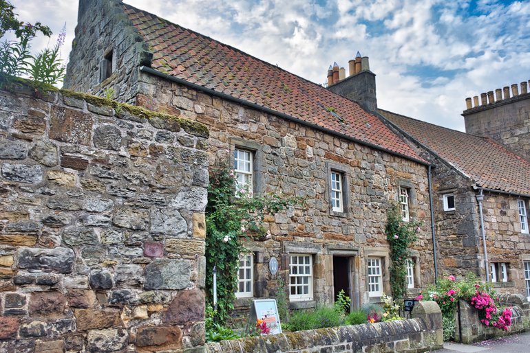 An unassuming cottage houses the St Andrews Museum