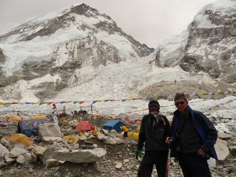 Camp at Everest Base Camp