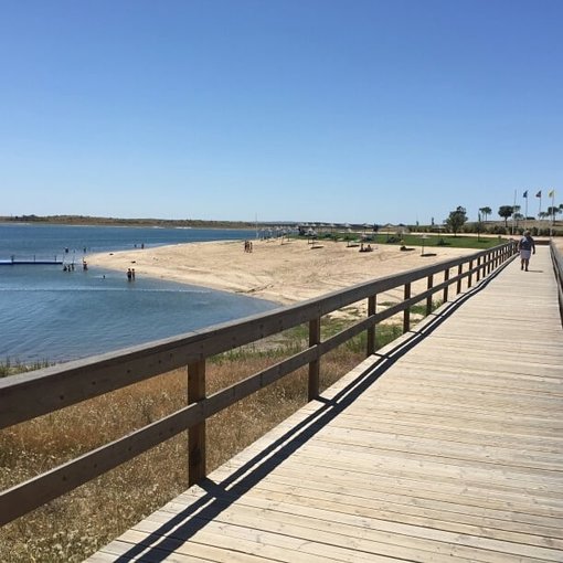 Visiting the Mourão River Beach in Portugal