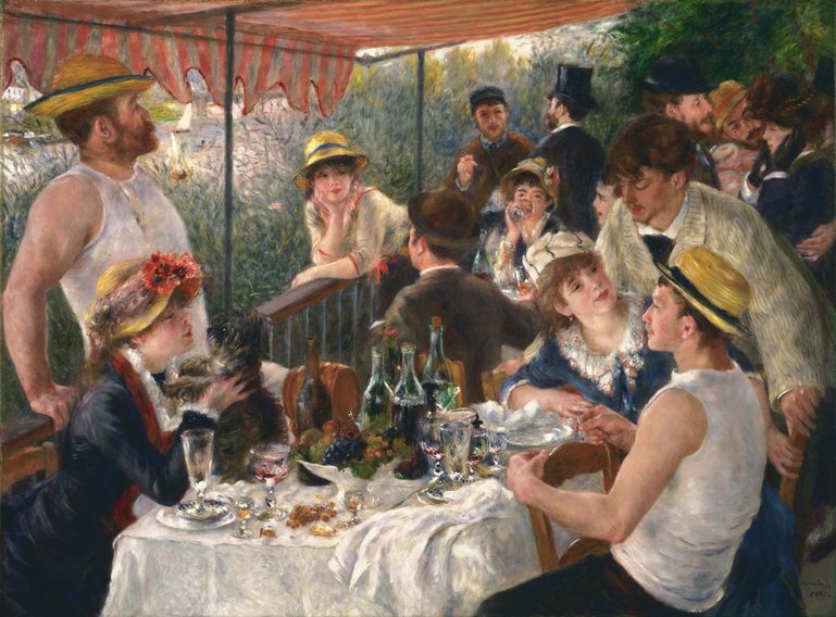 Great Renoir in the  small Philips Gallery, Washington, DC