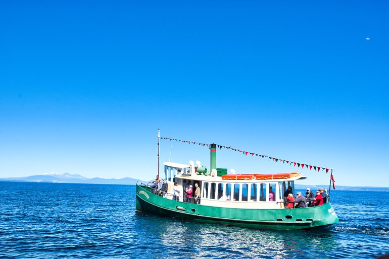 The Ernest Kemp on Lake Taupo