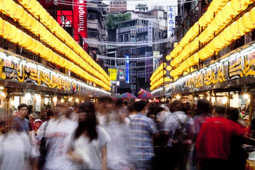 Eat at a local, not touristy night market in Taipei