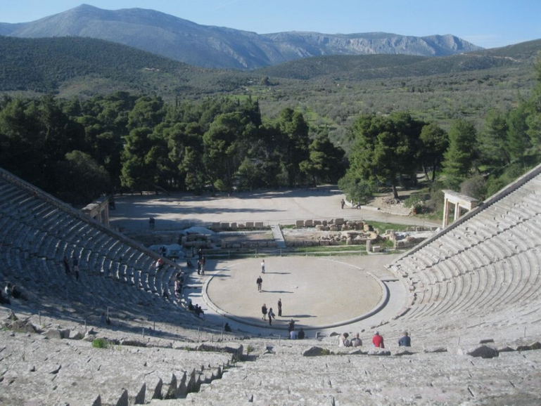 Ancient Theater In Epidaurus