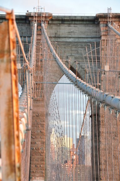 Brooklyn Bridge up-close