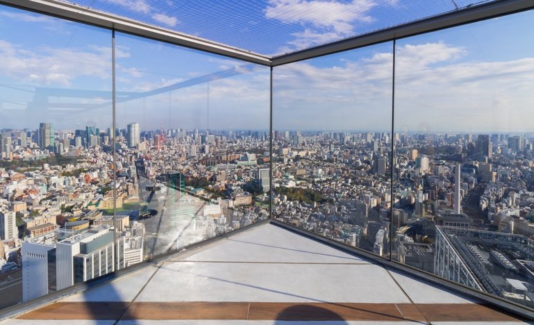 Shibuya Sky observatory.