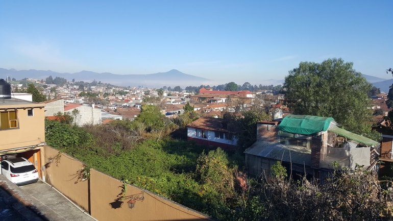 A hotel in Pátzcuaro.