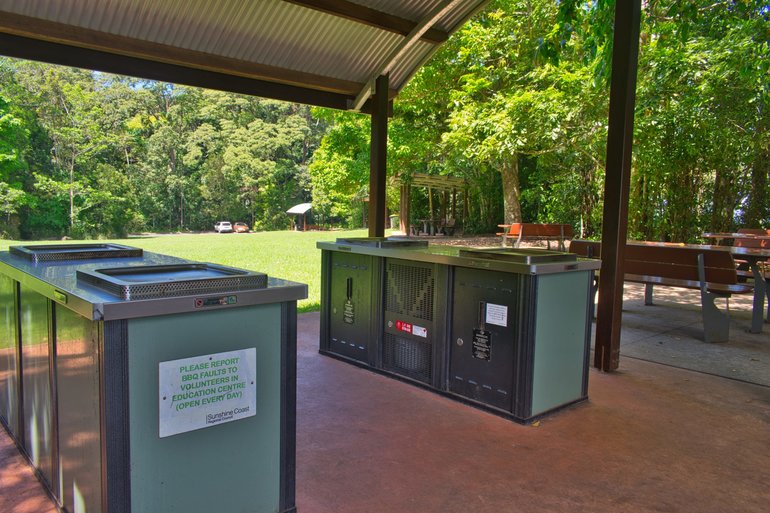 Plenty of BBQs and picnic tables are on-site for you to enjoy on your visit