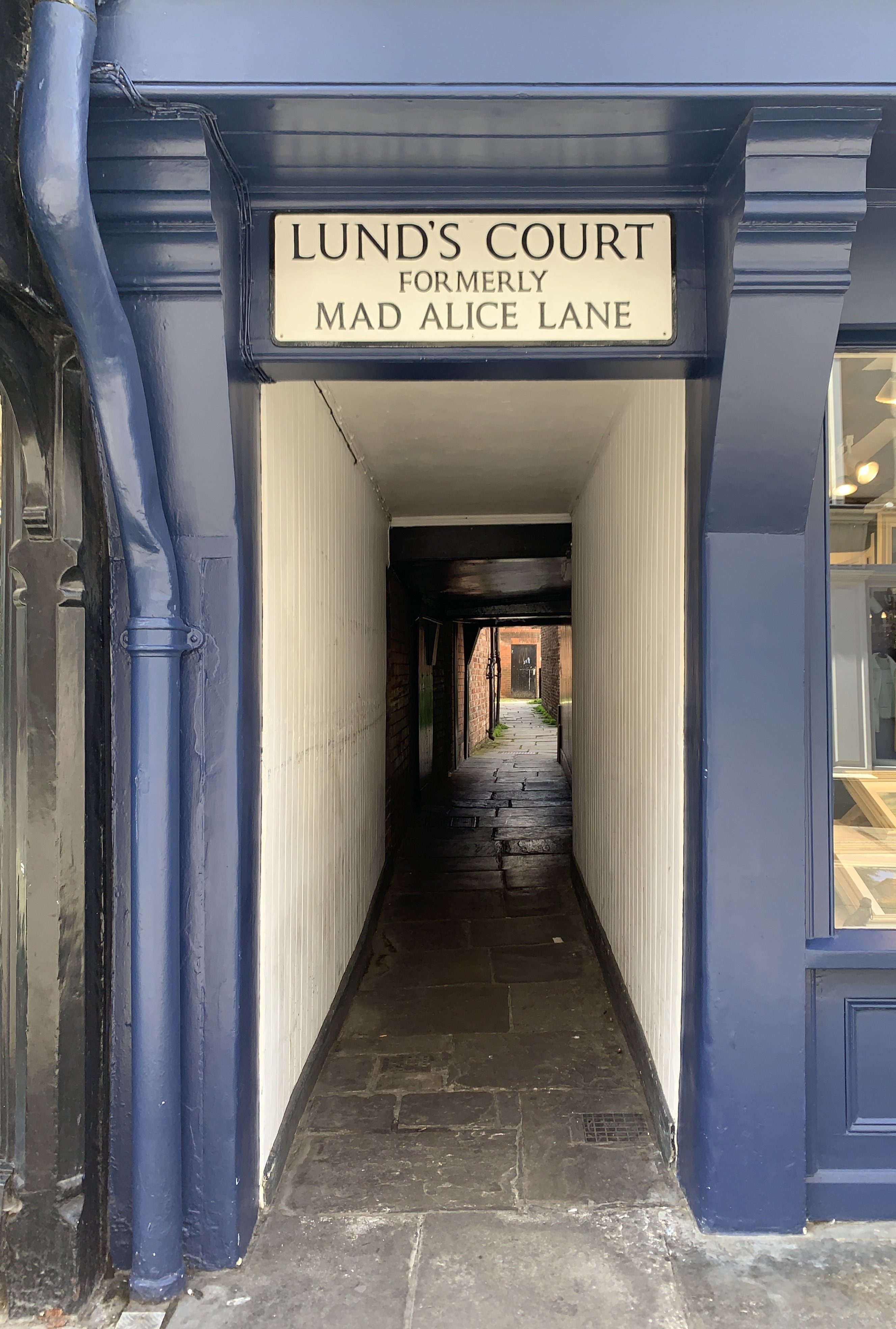 Lund's Court (formerly Mad Alice Lane)