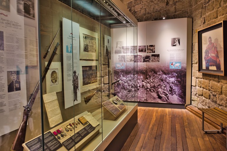 Part of the exhibition of the Royal Welsh Fusiliers