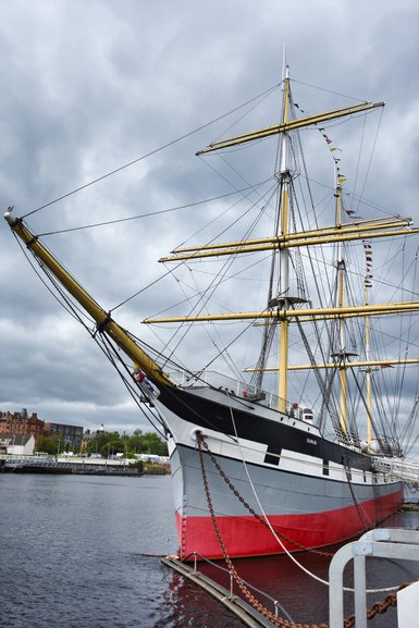 The Tall Ship which you can explore is behind the museum