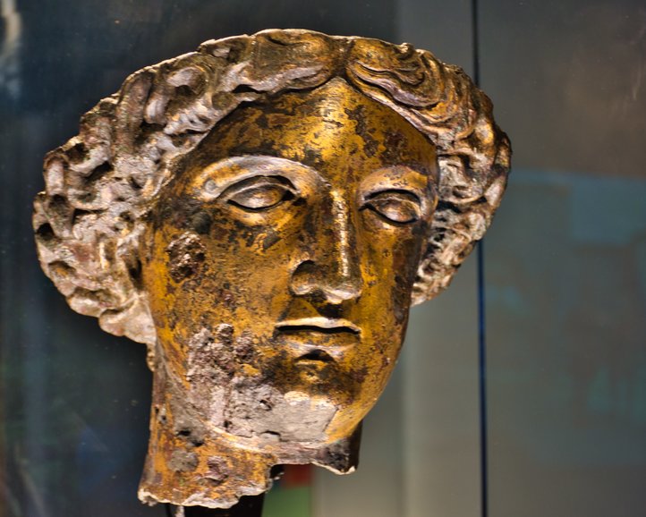 The bronze head of Sulis Minerva
