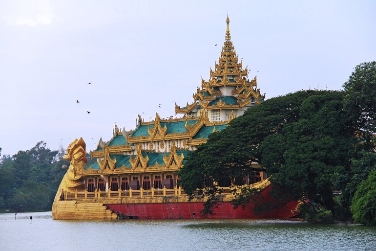 Karaweik Hall, Yangon, Myanmar