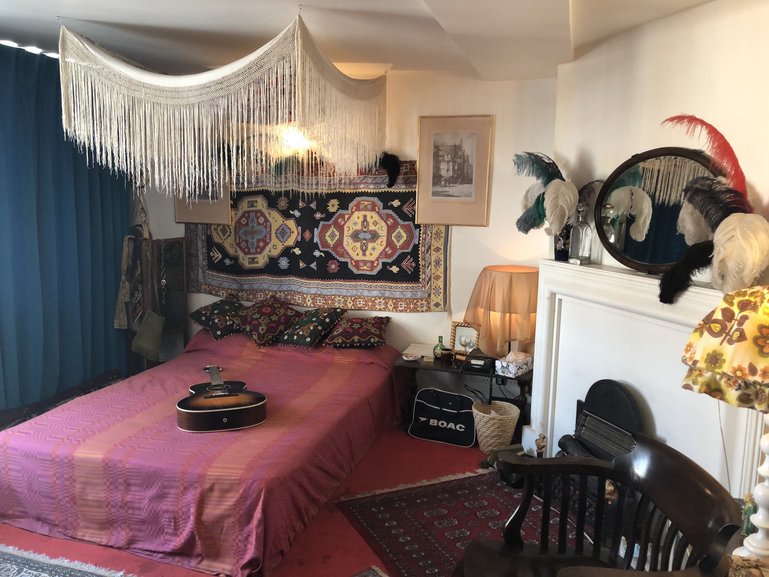 Jimi Hendrix's bedroom carefully reconstructed