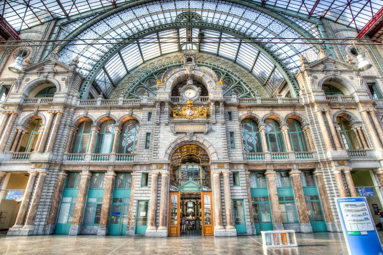 Antwerp Central Station- from Pixabay