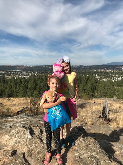 Dishman Hills hike with the Build A Bear