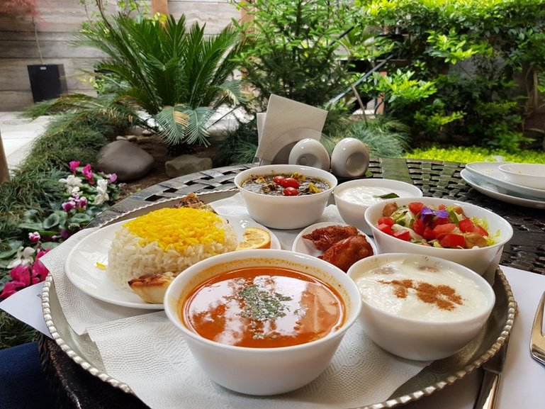 A vegetarian restaurant - Tehran, Iran