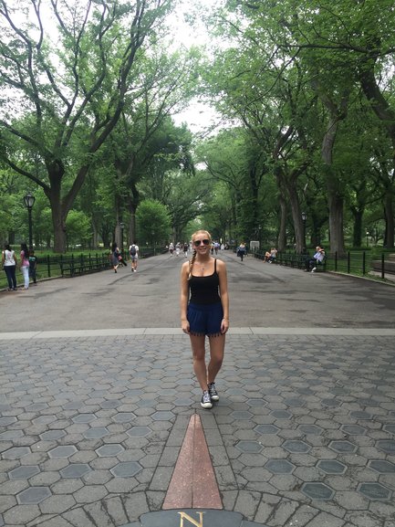 Central Park in summer.