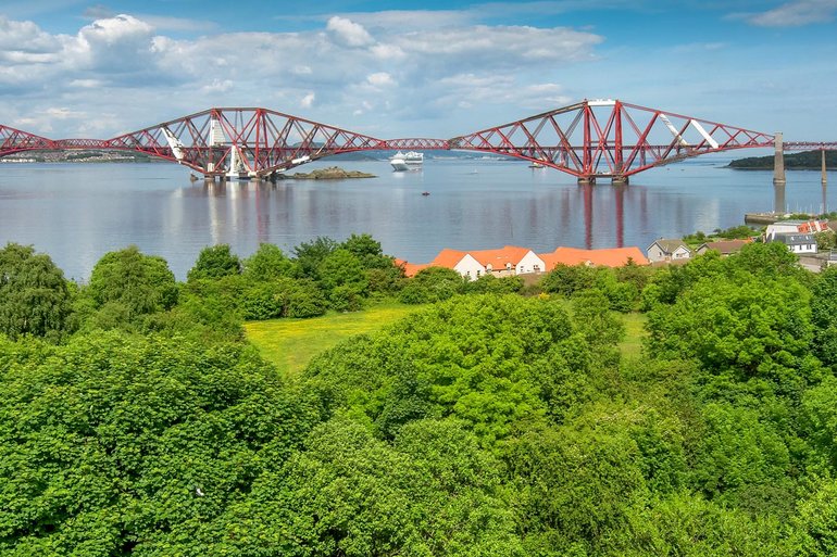 View of the Forth Bridge