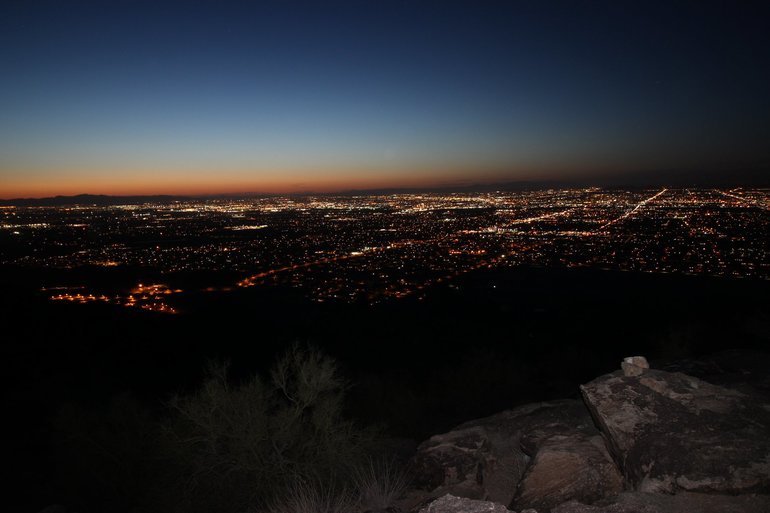 Sunset at Dobbins Lookout