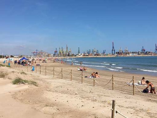 Restaurant with a view in Pinedo, Valencia, Spain