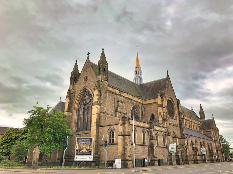 From any angle, St Ninian's is an impressive Cathedral.